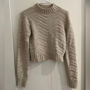Dynamite Beige Knit Sweater